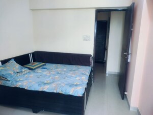 Bedroom in 3 BHK Apartment at Hyde Park CHS, Kharghar – for Rent