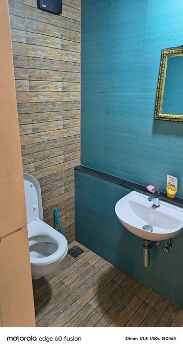 Bathroom in 2 BHK Apartment at Lodha Crown Quality Homes, Majiwada – for Rent