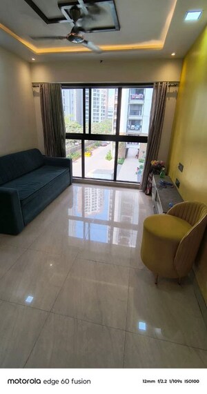 Living Room in 2 BHK Apartment at Lodha Crown Quality Homes, Majiwada – for Rent