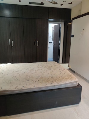 Bedroom in 1 BHK Apartment at Harshail Flamingo Apartments, Malad West – for Sale