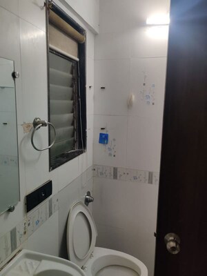 Bathroom in 1 BHK Apartment at Harshail Flamingo Apartments, Malad West – for Sale