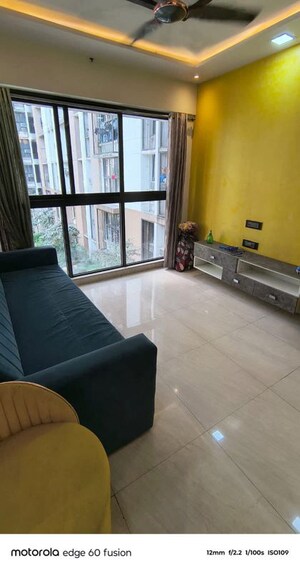 Living Room in 2 BHK Apartment at Lodha Crown Quality Homes, Majiwada – for Rent