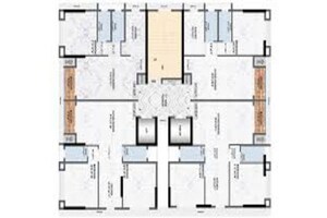 Floor Plan in 2.5 BHK Apartment at Vikhroli East – for Sale