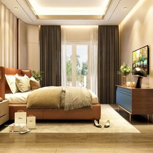 Living Room in 5 BHK Villa at Abinandana Vrinda Villas, Velmala – for Sale