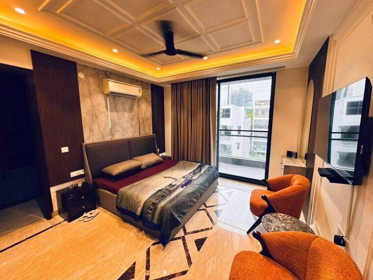 Living Room, greater kailash i 4 Bedroom 4500 Sq.Ft. Builder Floor In Greater Kailash I Delhi 9982468