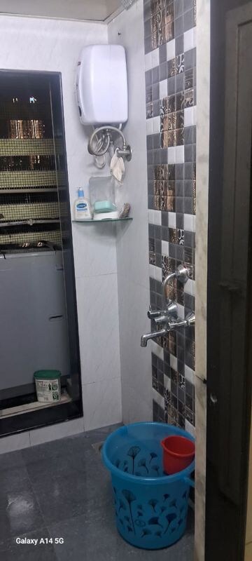 Bathroom in 1 BHK Apartment at Neelganga Apartment, Lower Parel – for Rent