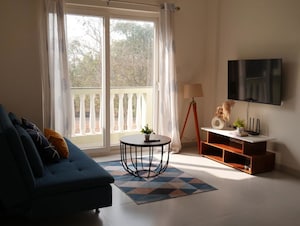 Living Room in 1 BHK Apartment at Revora – for Rent