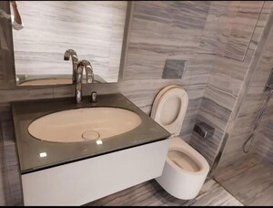 Bathroom in 3 BHK Apartment at Raheja Imperia, Worli – for Sale