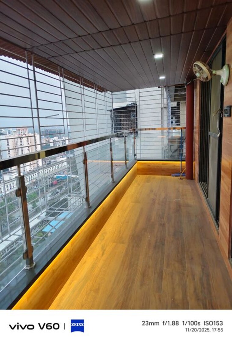 Balcony, gajra-bhoomi-tower 2 Bedroom 1100 Sq.Ft. Apartment In Kharghar Navi Mumbai 9982755