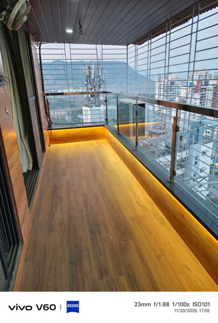 Balcony, gajra-bhoomi-tower 2 Bedroom 1100 Sq.Ft. Apartment In Kharghar Navi Mumbai 9982755