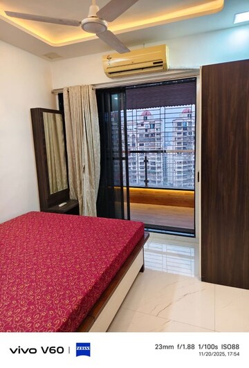 Bedroom in 2 BHK Apartment at Gajra Bhoomi Tower, Kharghar – for Rent