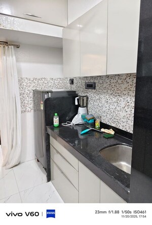Kitchen in 2 BHK Apartment at Gajra Bhoomi Tower, Kharghar – for Rent