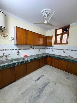 Kitchen in 3 BHK Builder Floor at Greater Kailash I – for Rent