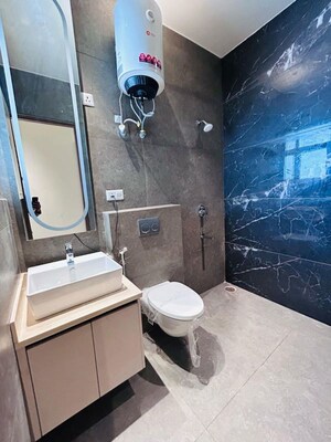 Bathroom in 3 BHK Apartment at Affinity Greens, International Airport Road – for Rent