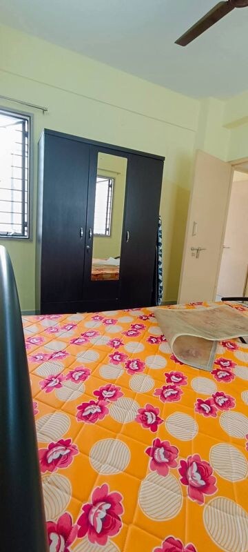 Bedroom in 2 BHK Apartment at Kristi Villa, Chinar Park – for Sale