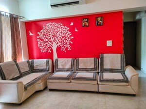 Living Room in 2 BHK Apartment at Lodha Amara, Kolshet Road – for Rent