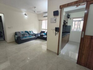 Living Room in 1 BHK Apartment at Lodha Amara, Kolshet Road – for Rent