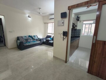 Living Room in 1 BHK Apartment at Lodha Amara, Kolshet Road – for Rent