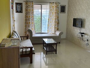 Living Room in 3 BHK Apartment at Sobha Nesara, Kothrud – for Rent