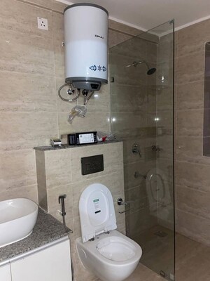 Bathroom in 2 BHK Apartment at Amrapali Golf Homes, Sector 4 Greater Noida – for Rent