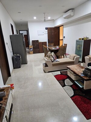 Living Room in 3 BHK Apartment at Aaradhana Chs Lokhandwala, Lokhandwala – for Rent