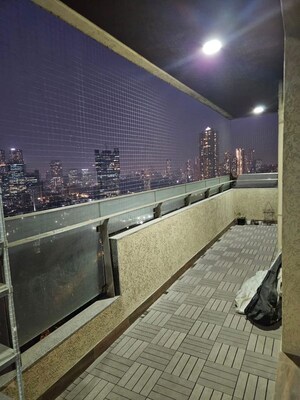 Balcony in 3 BHK Apartment at Aaradhana Chs Lokhandwala, Lokhandwala – for Rent