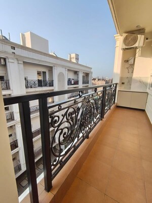 Balcony in 3 BHK Builder Floor at NKV Golden Avenue, Sohna Sector 35 – for Rent