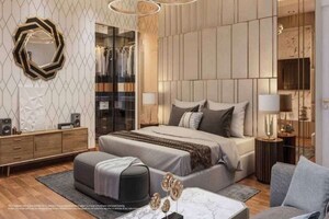 Living Room in 3 BHK Apartment at Samridhi Daksh Avenue, Sector 150 – for Sale