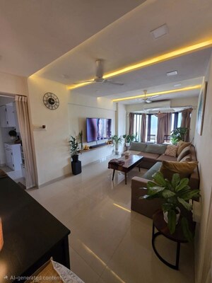 Living Room in 2 BHK Apartment at Twin Tower CHS Ltd, Andheri East – for Sale