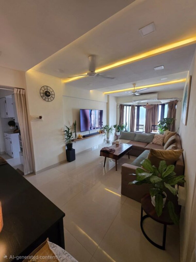 Living Room, twin-tower-chs-ltd 2 Bedroom 824 Sq.Ft. Apartment In Andheri East Mumbai 9983615