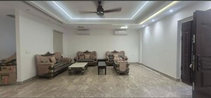Living Room in 4 BHK Builder Floor at Vasant Kunj – for Rent