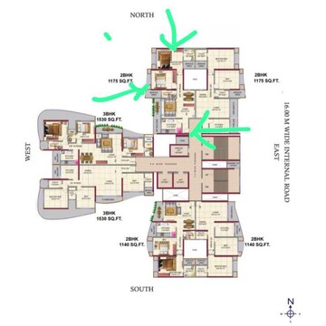 Master Plan in 2 BHK Apartment at HDIL Metropolis Residences, Andheri West – for Sale