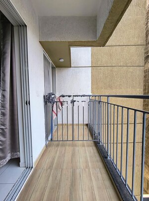 Balcony in 1 BHK Apartment at Goel Ganga New Town, Dhanori – for Rent