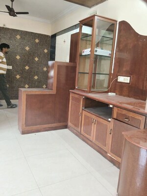 Living Room in 3 BHK Apartment at Prajapati Park, Kopar Khairane – for Rent