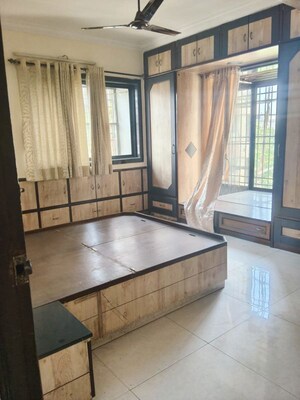 Bathroom in 3 BHK Apartment at Prajapati Park, Kopar Khairane – for Rent