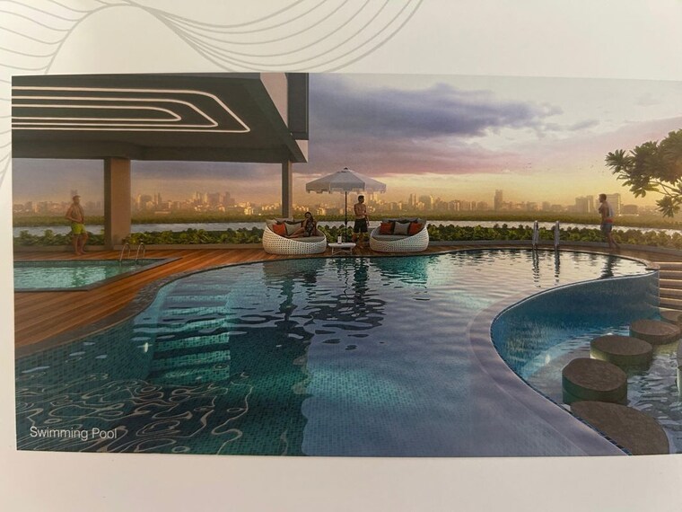 Swimming Pool, royal-morya-skydale 4 Bedroom 1727 Sq.Ft. Apartment In Thergaon Pune 9983318
