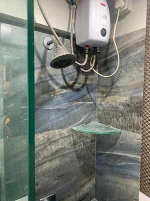 Bathroom in 3 BHK Apartment at Sai Shivani Tower, Andheri West – for Rent