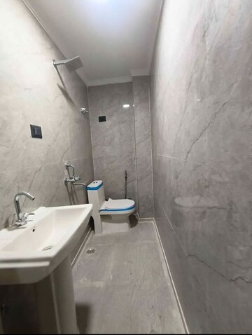 Bathroom in 1 BHK Builder Floor at Chattarpur – for Rent