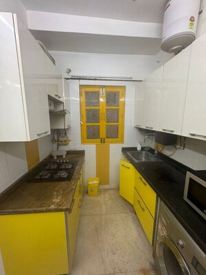 Kitchen in 2 BHK Builder Floor at Saket – for Rent
