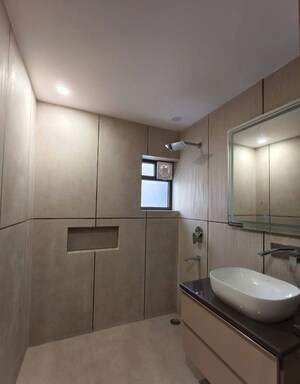 Bathroom in 3 BHK Builder Floor at Saket – for Rent