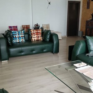 Living Room in 3 BHK Apartment at Breach Candy – for Sale