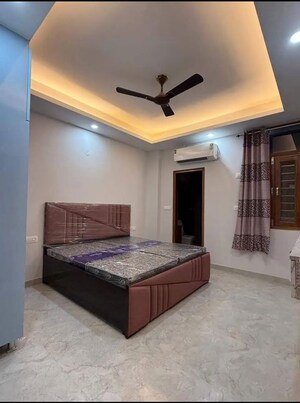 Bedroom in 3 BHK Builder Floor at Chattarpur – for Rent