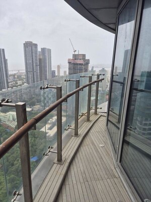 Balcony in 3 BHK Apartment at Lodha The World Towers World One Tier 2, Worli – for Sale