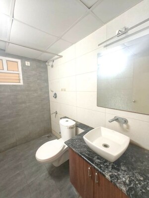 Bathroom in 3 BHK Apartment at Cumins Genesis, Horamavu – for Rent