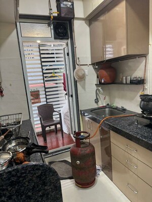Kitchen in 1 BHK Apartment at Marathon Eminence, Mulund West – for Sale