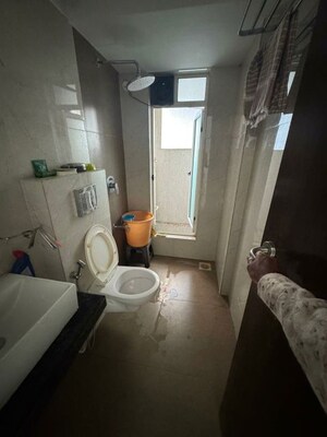Bathroom in 1 BHK Apartment at Marathon Eminence, Mulund West – for Sale