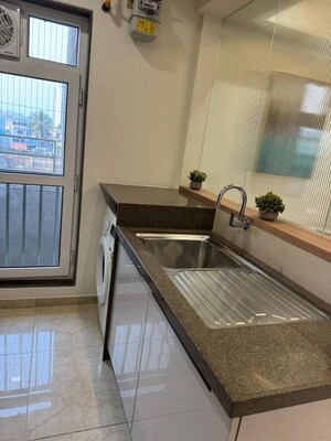 Balcony in 2 BHK Apartment at Shapoorji Pallonji BKC 28, Bandra East – for Rent