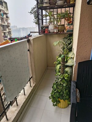 Balcony in 3 BHK Apartment at Mittal Rajnagar Residency, Raj Nagar Extension – for Rent