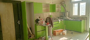 Kitchen in 4 BHK Apartment at Apex The Florus, Vasundhara Sector 16 – for Sale