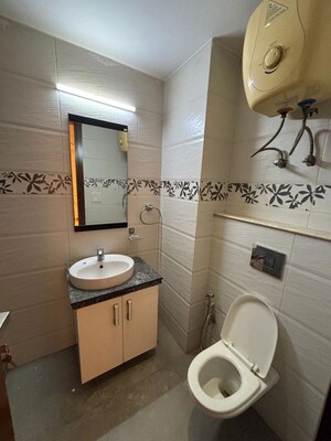 Bathroom in 3 BHK Builder Floor at Green Park – for Rent